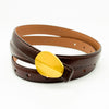 Urban belt - Dark brown/gold