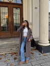 Alva oversized coat - Taupe