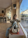 Florence suede bag - Sand
