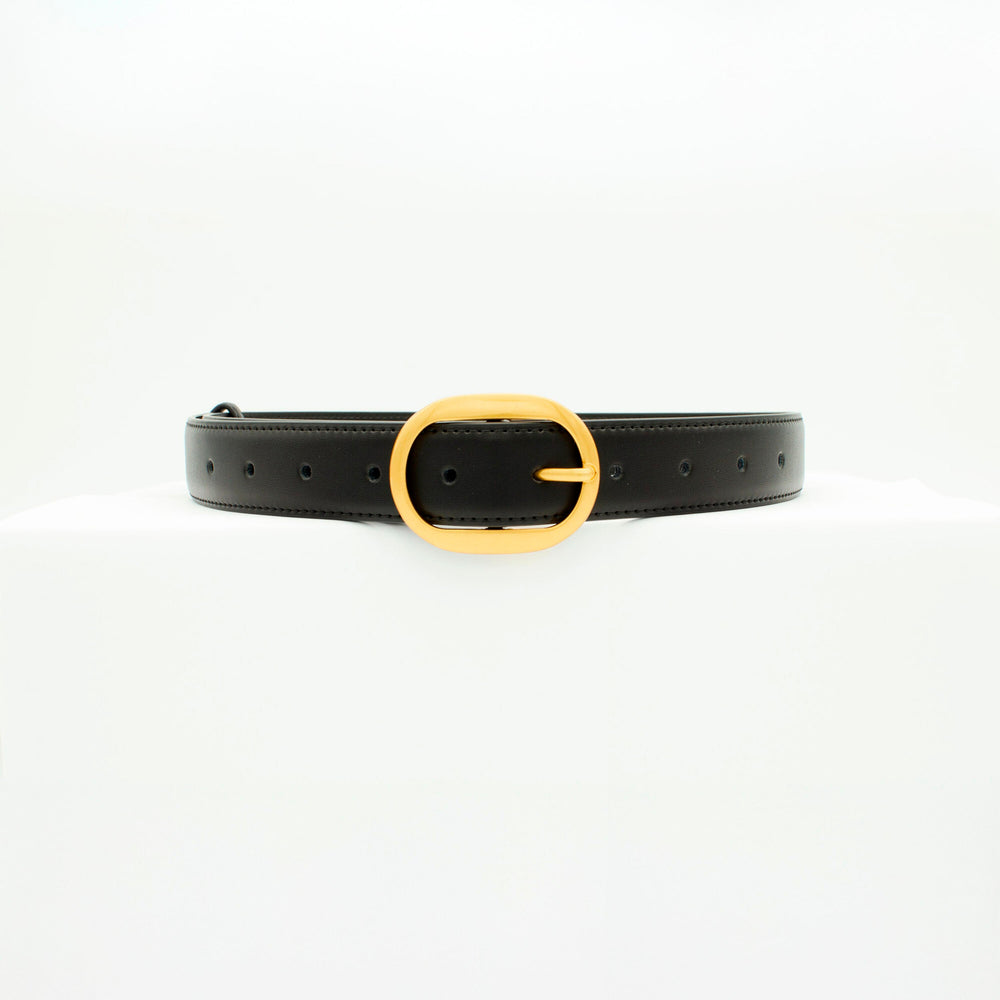 Classic belt - Black/gold