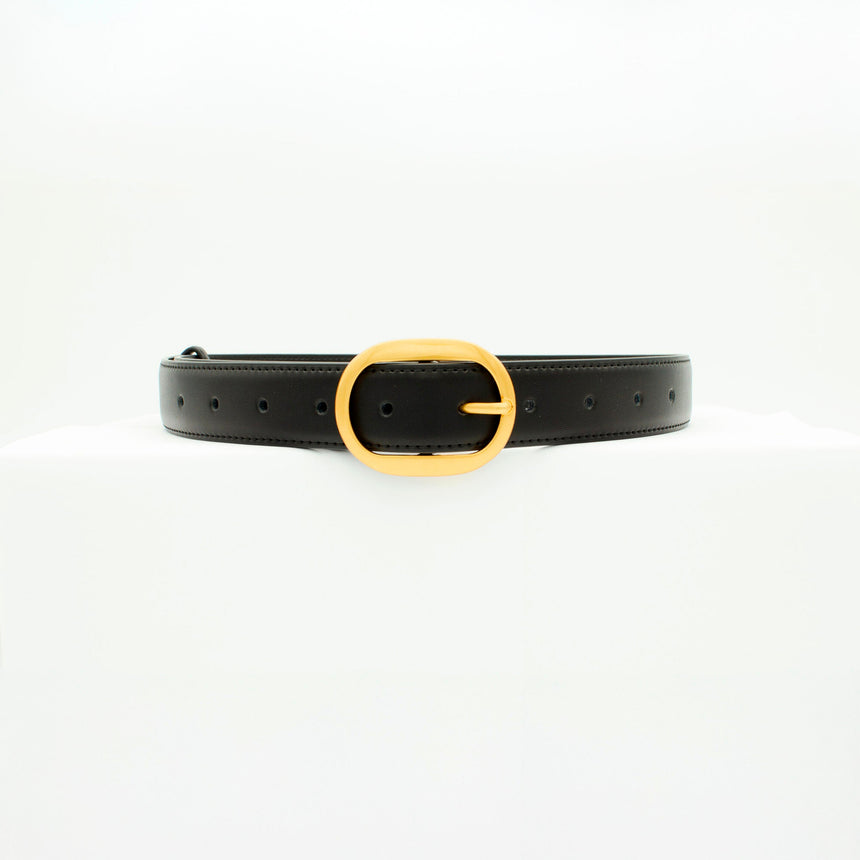 Classic belt - Black/gold