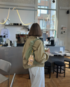 Florence suede bag - Sage green