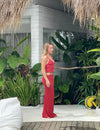 Malie glitter skirt - Red