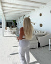 Rebecca linen pants - off white