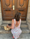 Evie dress with pattern - Cherry pattern