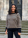 Paulina knit - beige/black