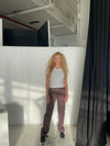 Willa canvas pants - Brown