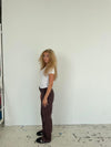 Willa canvas pants - Brown