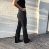 Flare pants without pockets - Black