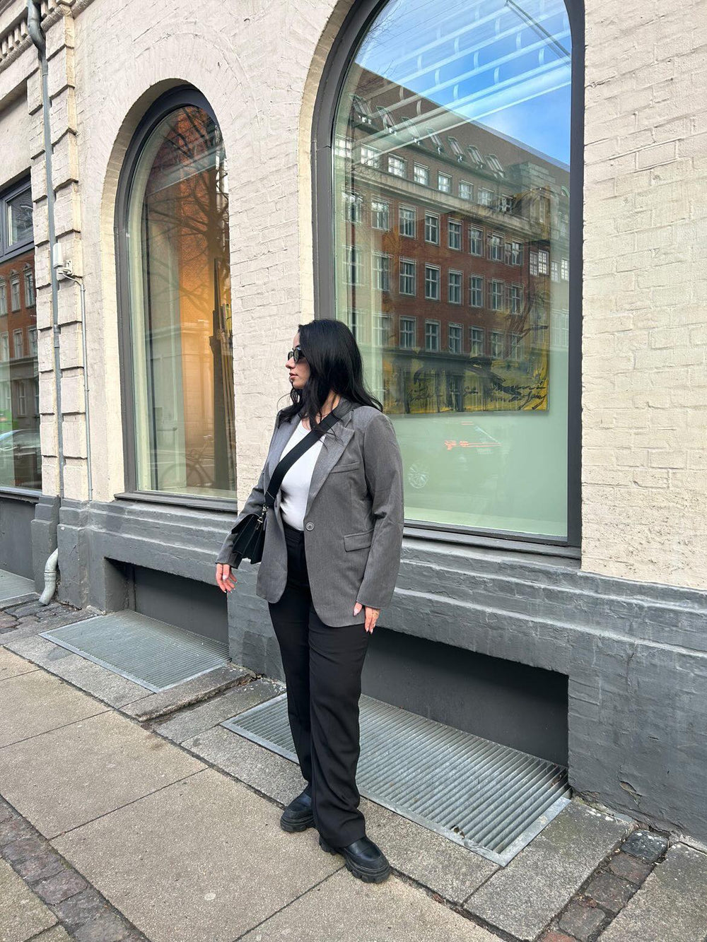 Premium - oversized blazer grey