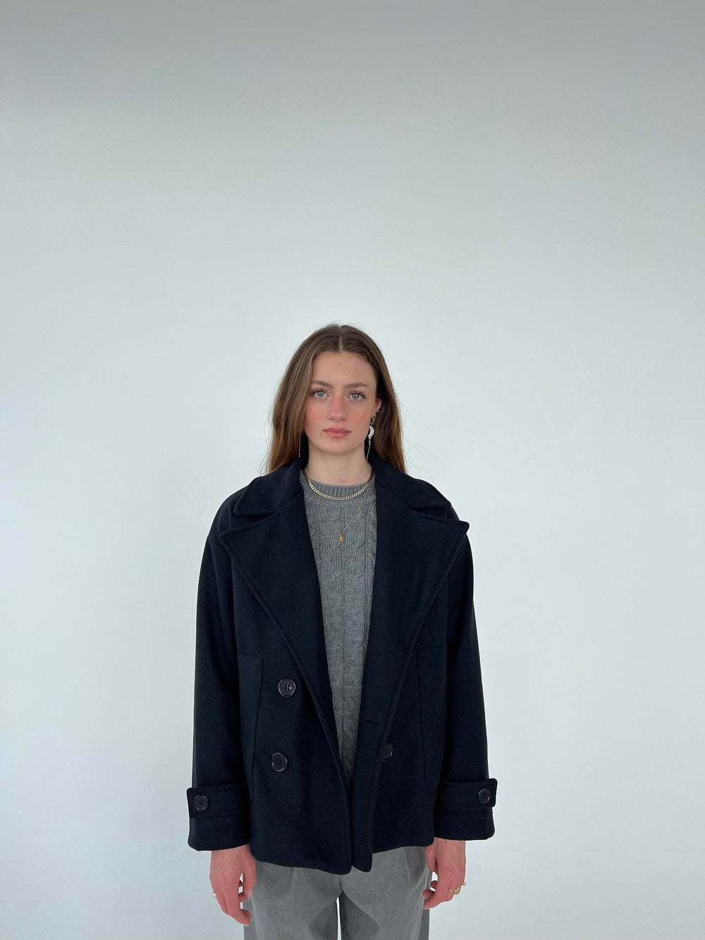 Ginalli coat - Dark navy