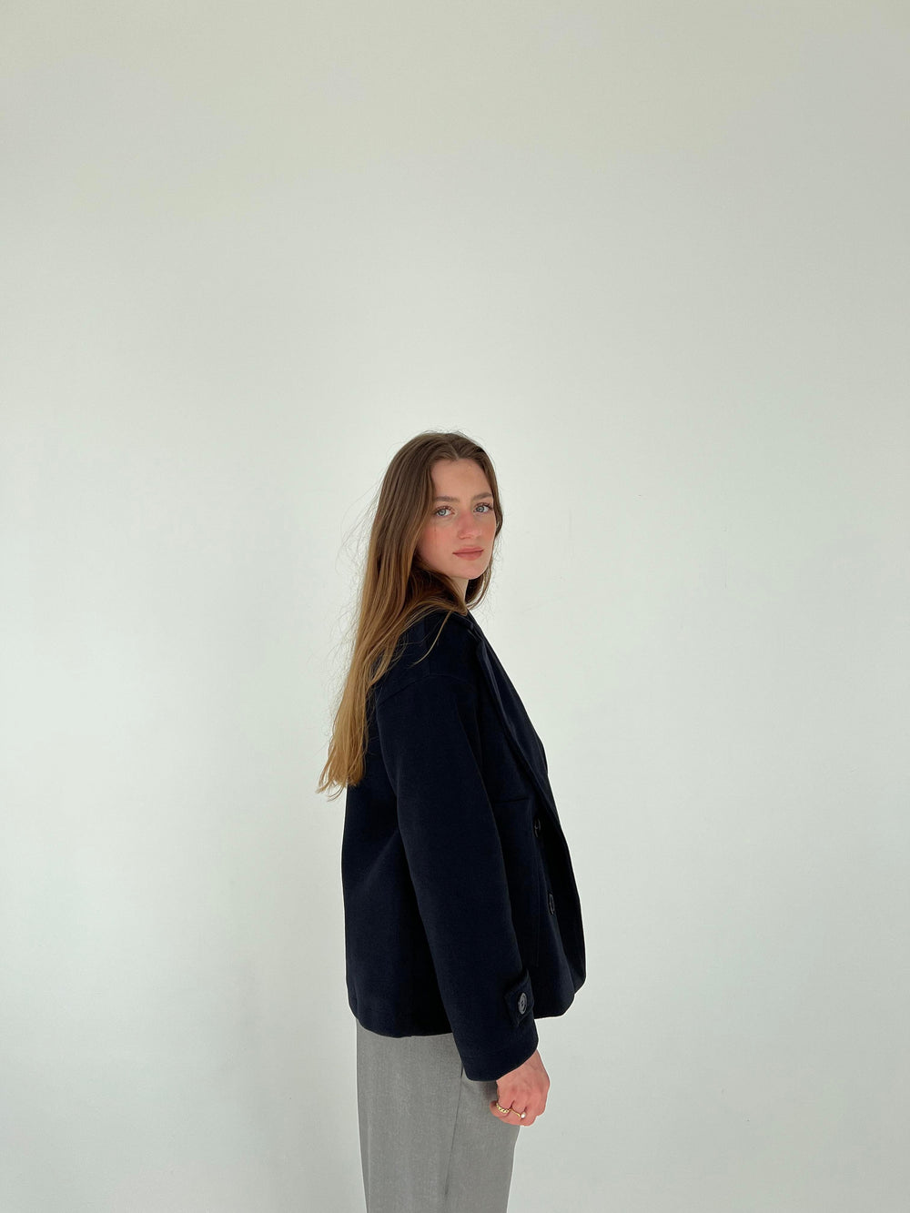 Ginalli coat - Dark navy