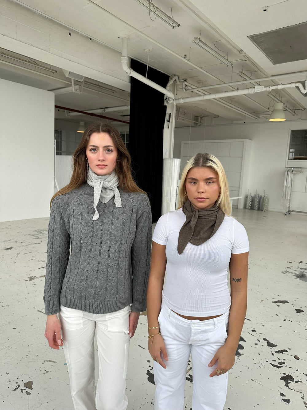 Mini scarf - grey