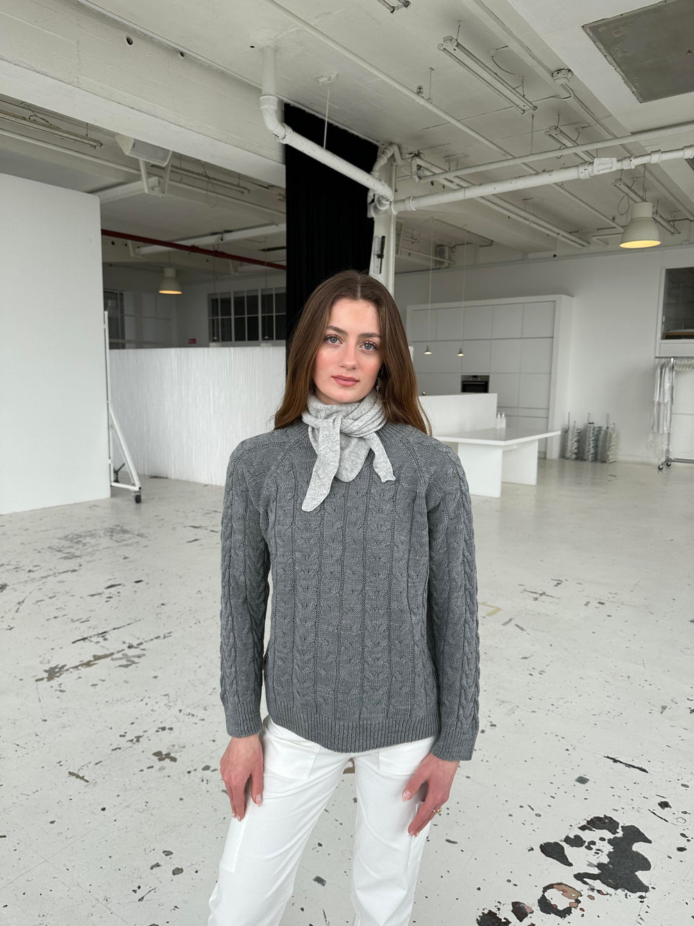 Mini scarf - grey