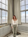 Harlow knotted top - Off white