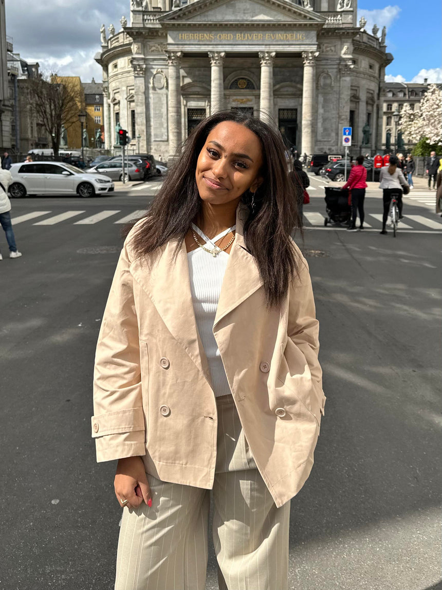Katya short trenchcoat - Beige