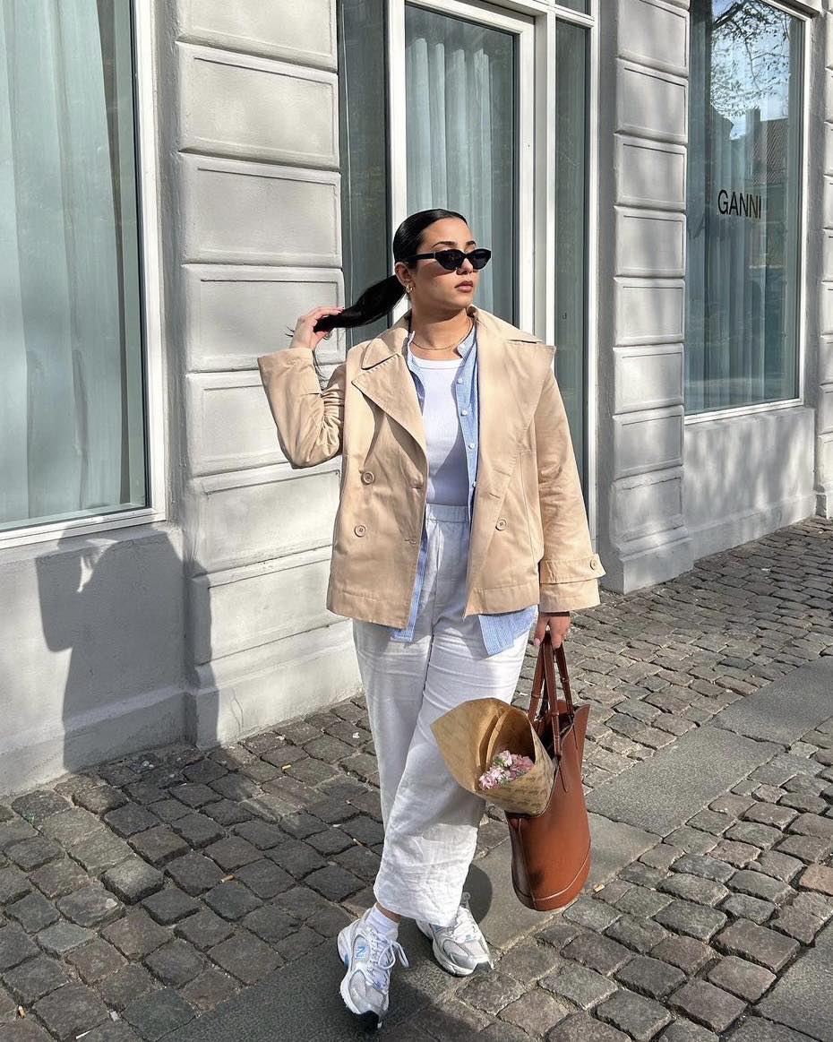 Katya short trenchcoat - Beige