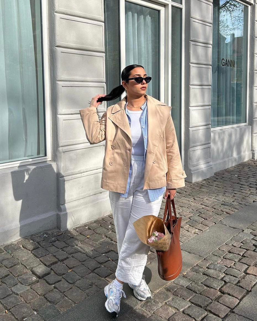 Katya short trenchcoat - Beige