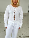 Angel linen shirt - white