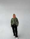 Angel linen blouse - khaki