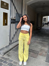 Signe linen pants - Yellow
