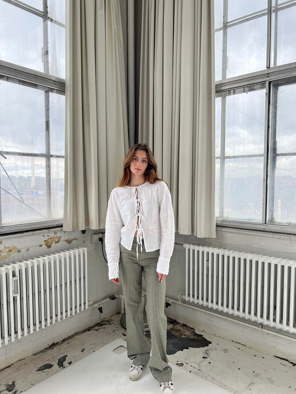 Angel linen shirt - white