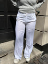 Keta suit pants in linen - White