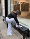 Keta suit pants in linen - White