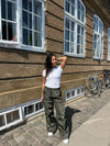 Lesley parachute pants - Khaki