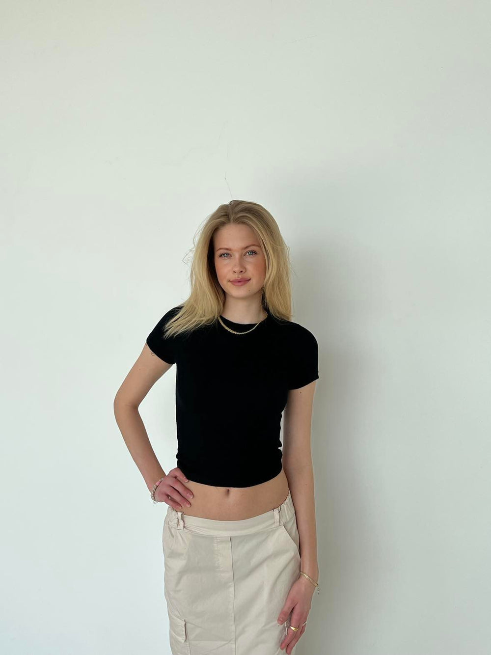 Anna Olympia tee - Black