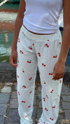 Sabira pants - White with cherries