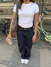 Anemon oversized jeans - Dark denim
