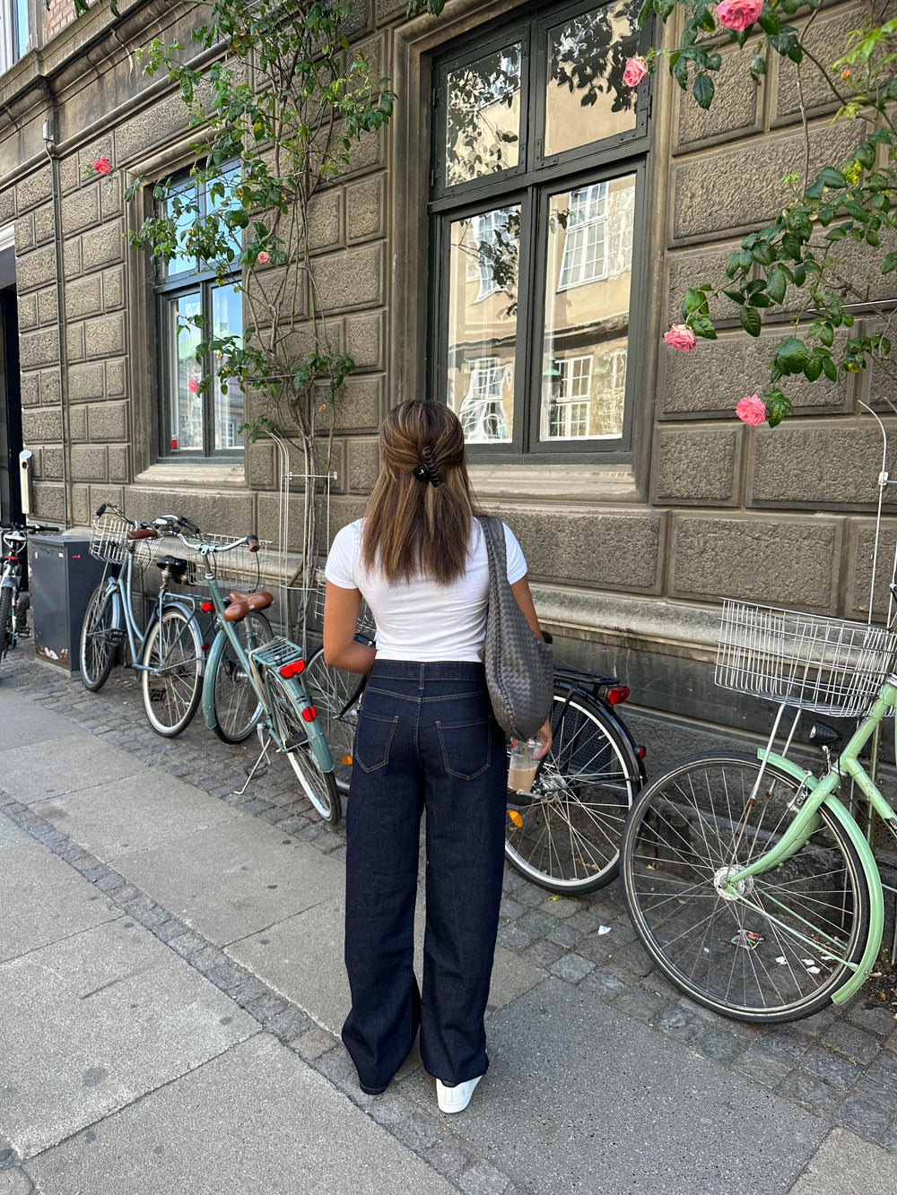 Anemon oversized jeans - Dark denim