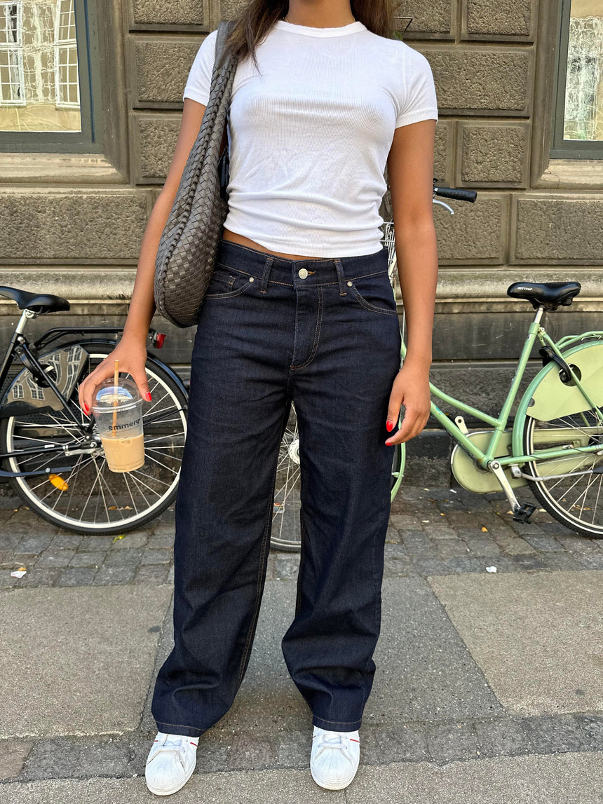 Anemon oversized jeans - Dark denim