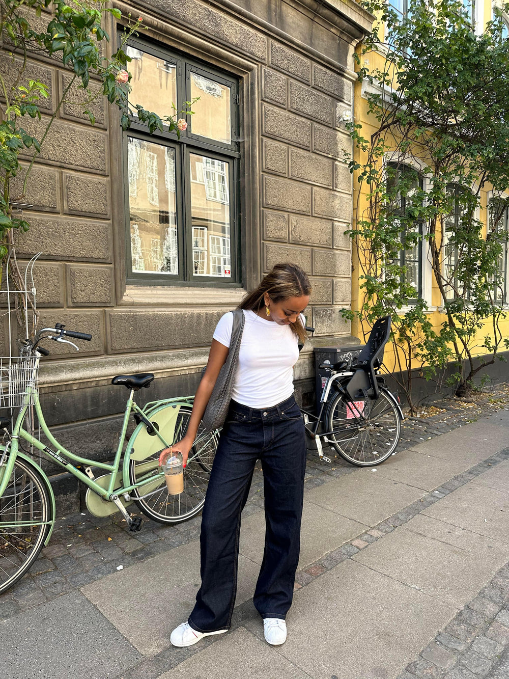 Anemon oversized jeans - Dark denim