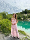 Mirelle maxi dress with cherries