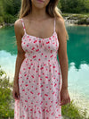 Mirelle maxi dress with cherries