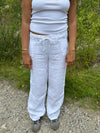 Maluca linen pants - white