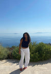 Maluca linen pants - white