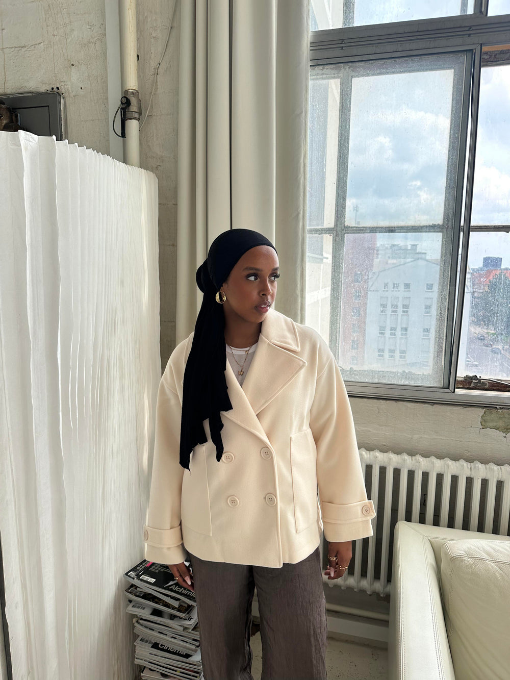 Ginalli coat - Off-white