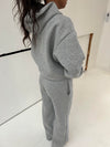 Anelise oversized hoodie - Grey melange