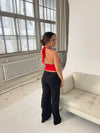 Amabel lace top - Red