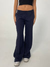 Britney low waisted suit pants - Navy