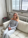 Alicia off-shoulder blouse - Grey