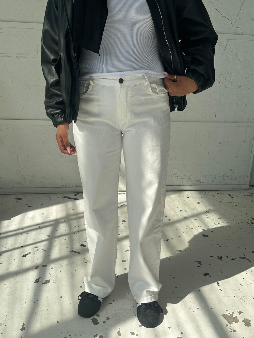 Josha jeans - White
