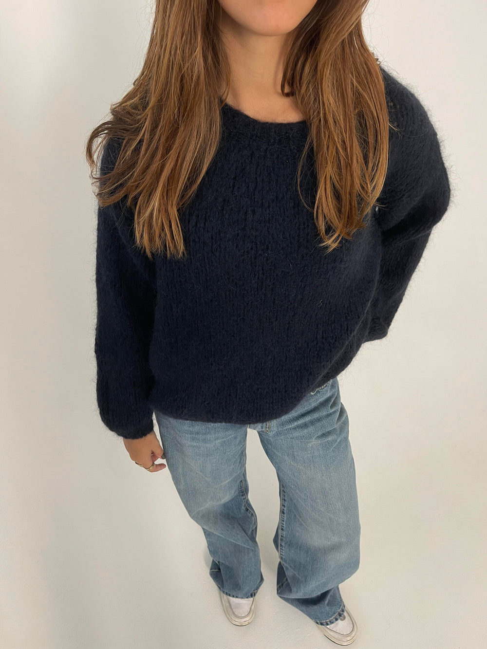 Genevieve oversized knit - Navy