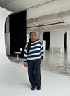 Maluca linen pants - Navy
