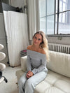Alicia off-shoulder blouse - Grey