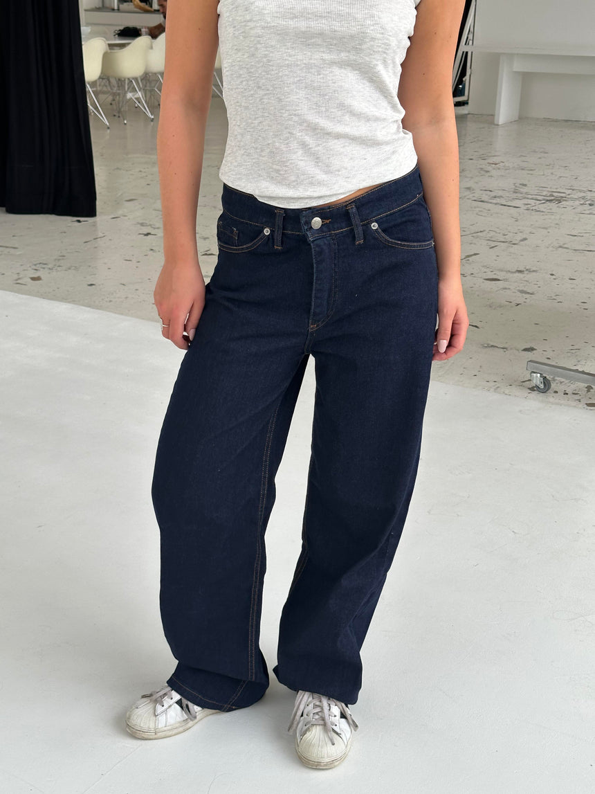 Oversized star jeans - Gold stars