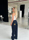 Oversized star jeans - Gold stars